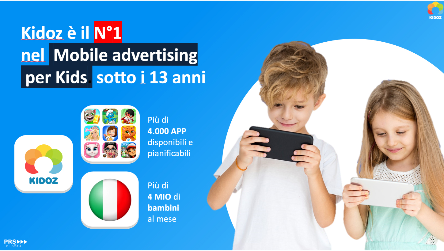 kidoz n°1 nel kids advertising